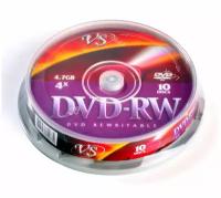 Диск VS DVD-RW 4,7 GB 4x CB/10