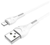 Кабель USB 2.0 Hoco X37, AM/Lightning, белый, 1 м