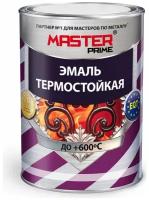 Эмаль термостойкая MASTER PRIME (Артикул: 4300005509; Цвет: Черный; Фасовка = 0,4 кг)