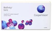 Контактные линзы CooperVision Biofinity Toric, 3 шт., R 8,7, D -3, CYL: -0,75, AХ: 120