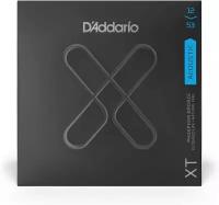 D'Addario XTAPB1253 XT Комплект струн для акустической гитары, фосф.бронза, 12-53, с покрытием