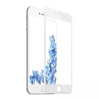 Защитное стекло Baseus PET Tempered Glass для смартфона Apple iPhone 7, 8, SE2, SGAPIPH8N-PE02, 3D, 0.23мм, белая рамка