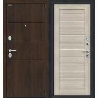 Входная дверь Porta S 4/П22 (Прайм) Almon 28/Cappuccino Veralinga (дверь металлическая) Браво