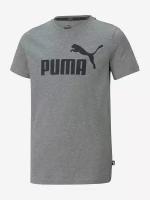 Футболка PUMA Ess Logo Tee, размер 164, серый