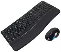 Комплект клавиатура + мышь Microsoft Sculpt Comfort Desktop Black USB