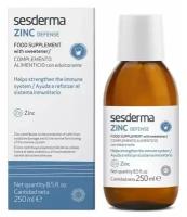 БАД Sesderma Additive Zinc Defense Foot Supplement With Sweetener, БАД питьевой Цинк Дефенс, 250 мл