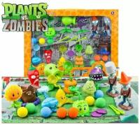 Игровой набор Зомби Против Растений инерционные игрушки Plants vs Zombie 12 фигурок/ Зомби Против Растений инерционные