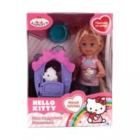 Кукла Карапуз Hello Kitty Моя подружка Машенька, с питомцем, 12 см, MARY007X-HK