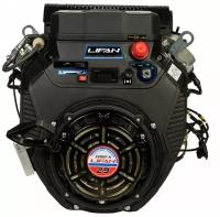 Двигатель бензиновый Lifan LF2V80F-A (29л.с., 744куб. см, вал 25мм, ручной и электрический старт, катушка 3А)