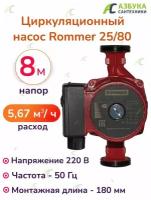 Rommer Насос циркуляционный Rommer 25-80 180