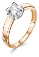 Кольцо Первая бриллиантовая компания Кольцо Комбинированное золота с Бриллиантом