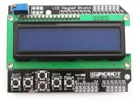 LCD Keypad Shield для Arduino-совместимых плат, синяя подсветка экрана