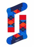 Сине-красные носки унисекс Argyle Sock