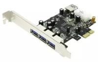 USB контроллер St-lab PCI-E USB 3.0 4-Port (3+1) Card (U-750)