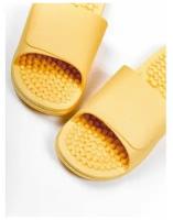 Тапочки с массажным эффектом AMARO HOME Healthy Feet Открытый нос (Жёлтый) 40-41