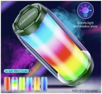 Колонка беспроводная Rapture-611 Bluetooth, RGB, черная