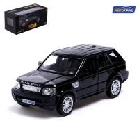 Машина металлическая LAND ROVER RANGE ROVER SPORT,1:32, открываются двери, инерция, цвет чёрный