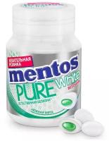 Жевательная резинка MENTOS Pure white Нежная мята 54 г