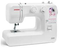 Швейная машина Janome 2020, белый/розовый/черный