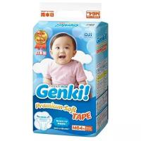 Genki подгузники Premium Soft M (6-11 кг) 64 шт