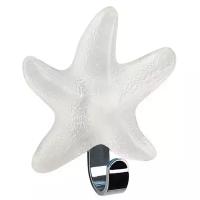 Крючок Spirella Starfish белый/хром