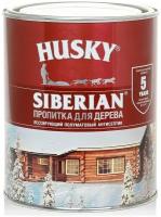 Антисептик Husky Siberian полуматовый, тиковое дерево 0,9 л