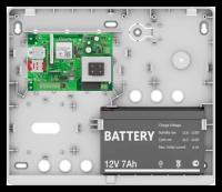 Контакт GSM-14А v.3 контрольная панель в корпусе под АКБ 7 Ач Ритм Прибор охранно-пожарный