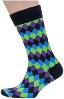 Мужские носки Grinston socks (PINGONS) фиолетовые