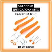 Набор съемников для разбора салона / Инструменты для разборки салона (12 предметов)