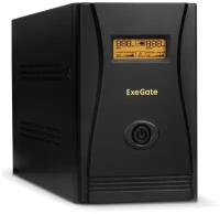 Источник бесперебойного питания Exegate SpecialPro Smart LLB-3000.LCD.AVR.4SH.RJ.USB 3000VA Черный