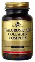 Solgar Комплекс гиалуроновой кислоты и коллагена Solgar Hyaluronic Acid Collagen Complex, 30 таб