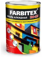 Эмаль алкидная ПФ-115 FARBITEX (Артикул: 4300009083; Цвет: Белый; Фасовка = 0,4 кг)