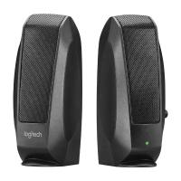 Колонки Logitech S120, 2.0, черный [980-000010]