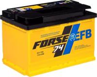 Автомобильный аккумулятор Forse EFB 6СТ-74VL, 278x175x190