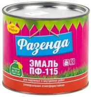 Эмаль ПФ-115 Ленинградские краски Фазенда, алкидная, глянцевая, 1,9 кг, лайм
