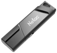 Флеш-накопитель USB 3.0 256GB Netac U336 с аппаратной защитой от записи (защита от вирусов) чёрный