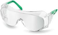 KRAFTOOL ULTRA, открытого типа, прозрачные, линза увеличенного размера устойчивая к царапинам и запотеванию, защитные очки (110461)