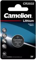 Батарейка Литиевая Camelion Lithium Таблетка 3v Упаковка 1 Шт. Cr2032-Bp1 Camelion арт. CR2032-BP1