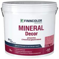 Декоративное покрытие FINNCOLOR Mineral Decor Шуба 1,5 мм, 1.5 мм, белый, 25 кг