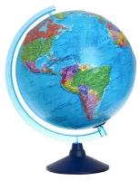 Globen Интерактивный глобус Земли политический рельефный, с подсветкой от батареек, 32 см, VR-очки в комплекте