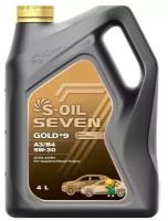 Моторное масло S-OIL SEVEN GOLD #9 A3/B4 5W-30 Синтетическое 4 л