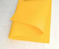 Фоамиран 1 мм, 60х70 см цвет желтый, 2 листа в наборе