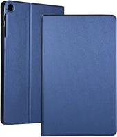 Чехол для планшета Huawei MatePad SE 10.4 дюйма (AGS5-W09/L09), кожаный, трансформируется в подставку (темно-синий)