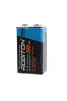 Аккумуляторные батарейки Robiton HR22 200mah 9V 200MH9 NI-MH SR1