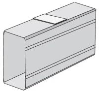 Накладка для кабель-канала боковая SGAN 80 DKC 00843 ( 1шт. )