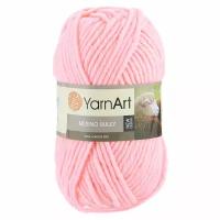 Пряжа для вязания YarnArt 'Merino Bulky' 100гр 100м (25% шерсть, 75% акрил) (217 светло-розовый), 5 мотков