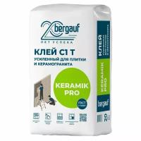 Клей для плитки bergauf keramik pro c1 усиленный 20кг, арт. keramikpro20