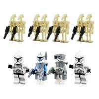 Набор минифигурок Star Wars / Боевой Отряд Клонов Против Дроидов / Совместимы с Конструкторами Лего 12шт