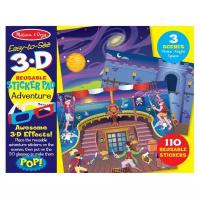 Melissa & Doug Набор 110 наклеек Easy-to-see с 3D очками Приключения (9375)