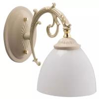 Настенный светильник MW-Light Ариадна 450022901, E27, 60 Вт, кол-во ламп: 1 шт., цвет арматуры: бежевый, цвет плафона: белый